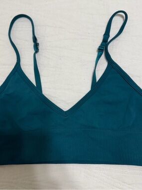 lululemon athletica Teal V-Neck Bralette